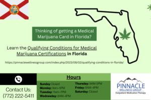 Information regarding receiving medical marijuana certifications in Florida
